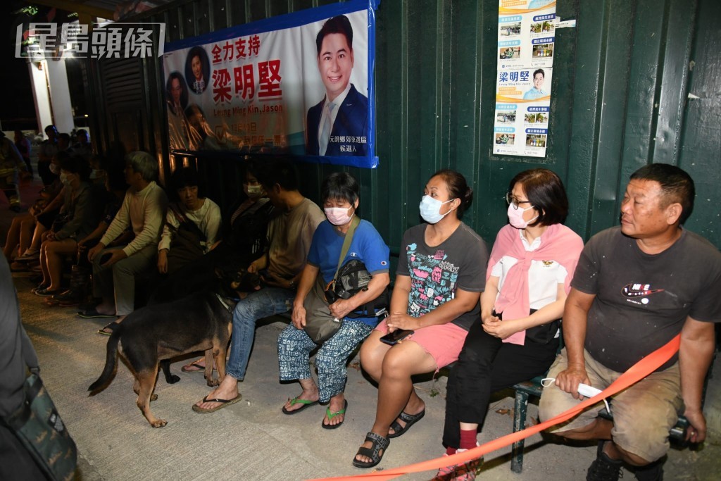 30名居民需疏散。黎志偉攝
