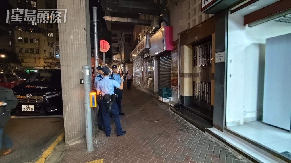 警方到場調查。