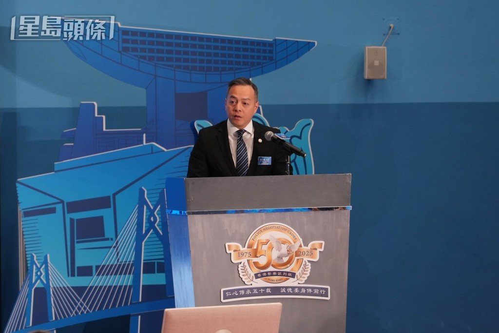 警務處處長周一鳴致詞。