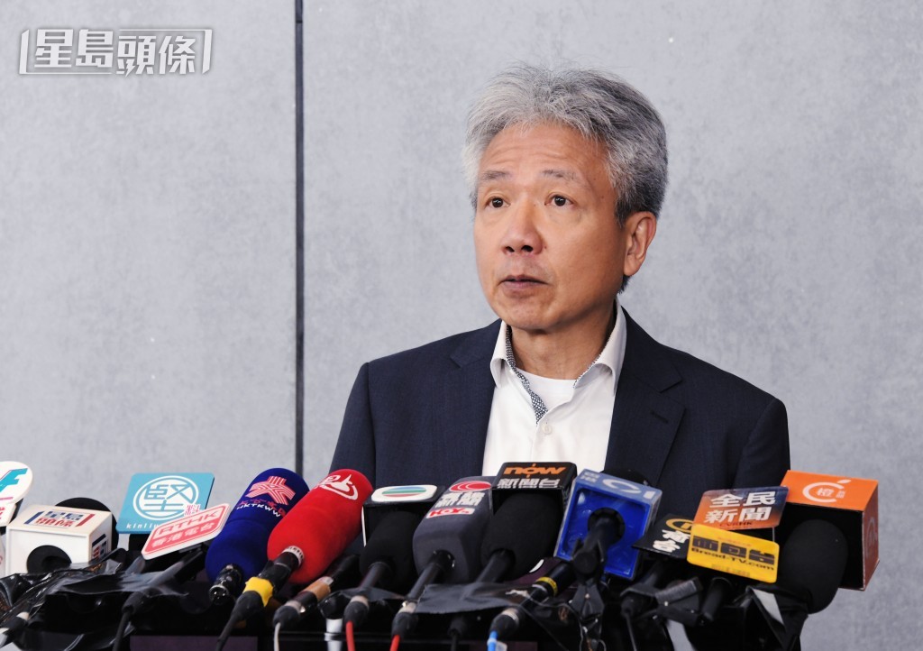 張仁良昨日會議後會見傳媒。
