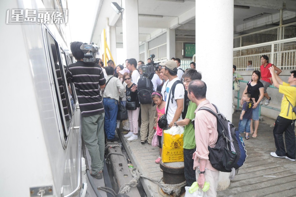 大澳居民只能以水路進出。資料圖片