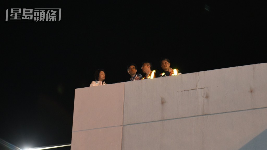 運輸署署長李頌恩到場視察。黎志偉攝