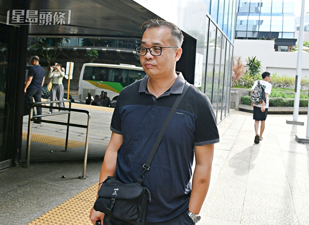 控方證人高級警員846楊鎛匡。何健勇攝 控方證人高級警員846楊鎛匡。何健勇攝