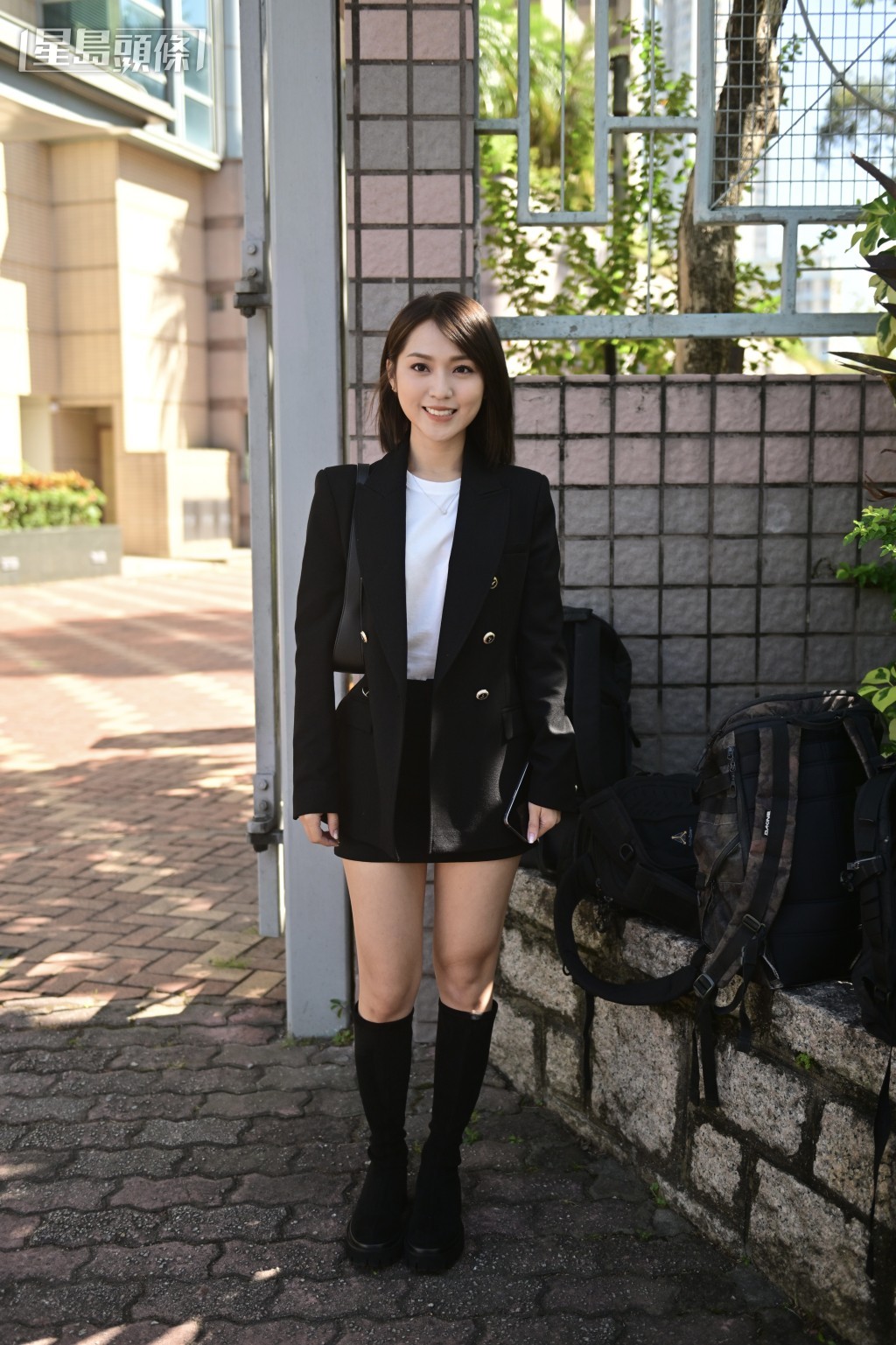 林頴彤稱正修讀營養學，想過「轉跑道」。陳極彰攝