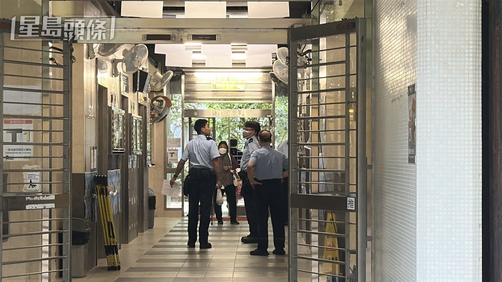 警員到場調查。