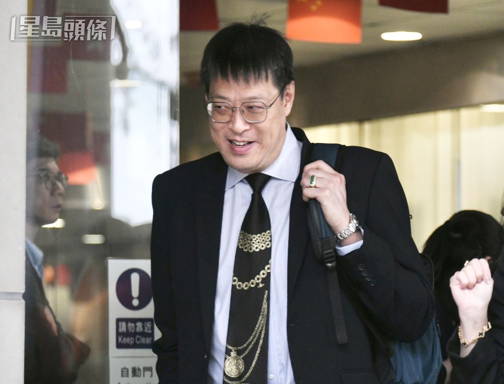 辯方資深大律師郭棟明。何君健攝 辯方資深大律師郭棟明。何君健攝