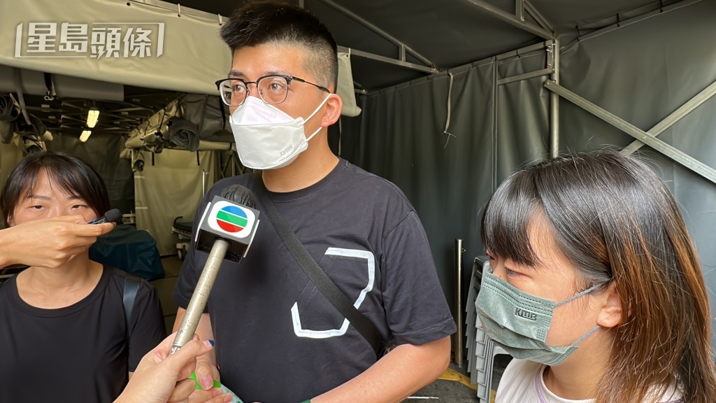 劉子批評公司沒做好安全程序。劉漢權攝 劉子批評公司沒做好安全程序。劉漢權攝
