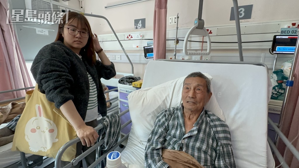 孫女指不會再准許爺爺單獨行山。梁國峰攝 孫女指不會再准許爺爺單獨行山。梁國峰攝