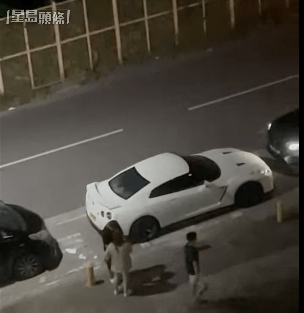 各人事後上車離去。網上片段截圖