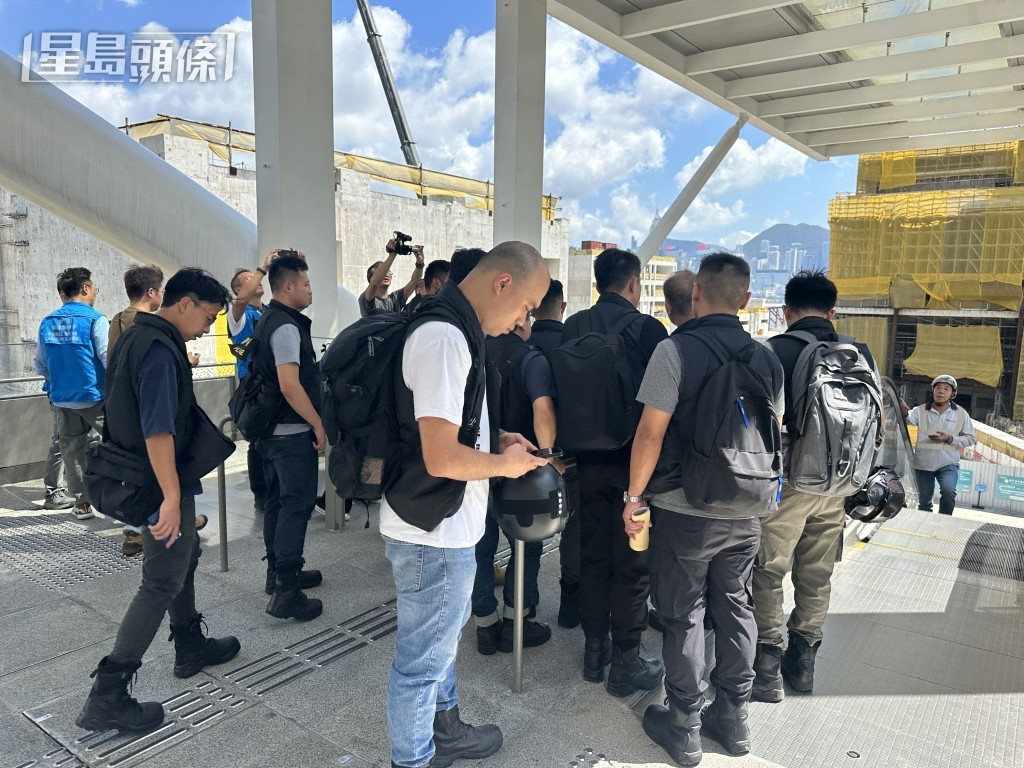 案件由油尖重案組探員接手。梁國峰攝 案件由油尖重案組探員接手。梁國峰攝