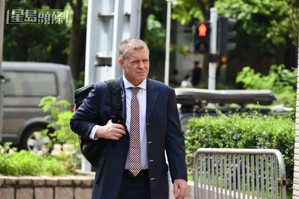 黎智英代表之一、新西蘭御用大律師Marc Corlett。盧江球攝 黎智英代表之一、新西蘭御用大律師Marc Corlett。盧江球攝