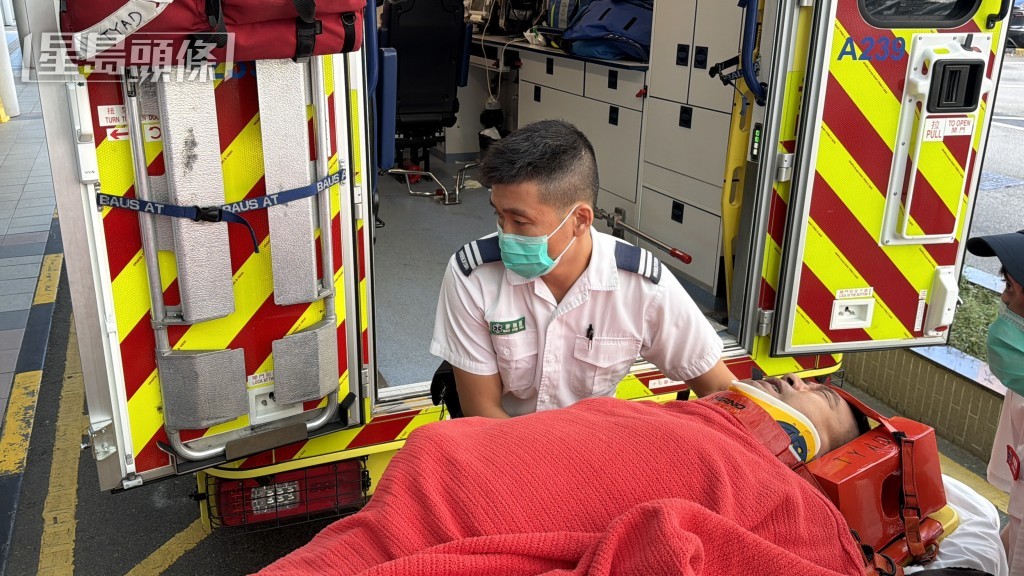 司機獲送院救治。梁國峰攝