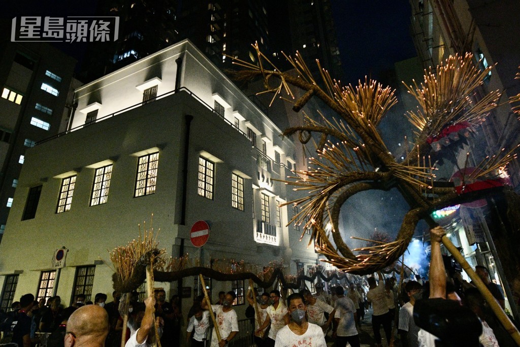 大坑舞火龍獲列入國家級文化遺產。資料圖片 大坑舞火龍獲列入國家級文化遺產。資料圖片