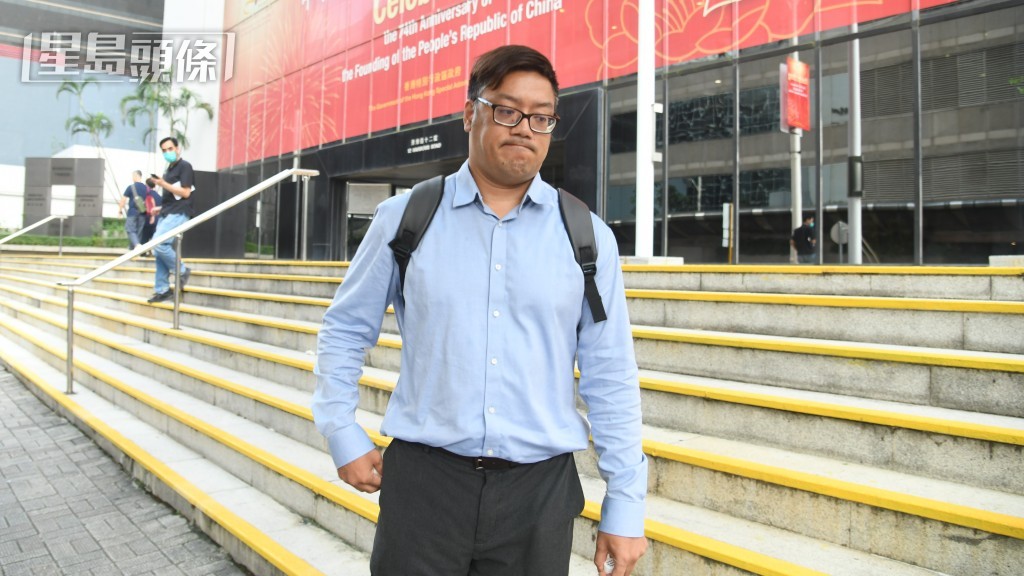 證人馮兆麟供稱,陳凱港曾確認貸款申請表資料毋須更改。何健勇攝 證人馮兆麟供稱,陳凱港曾確認貸款申請表資料毋須更改。何健勇攝