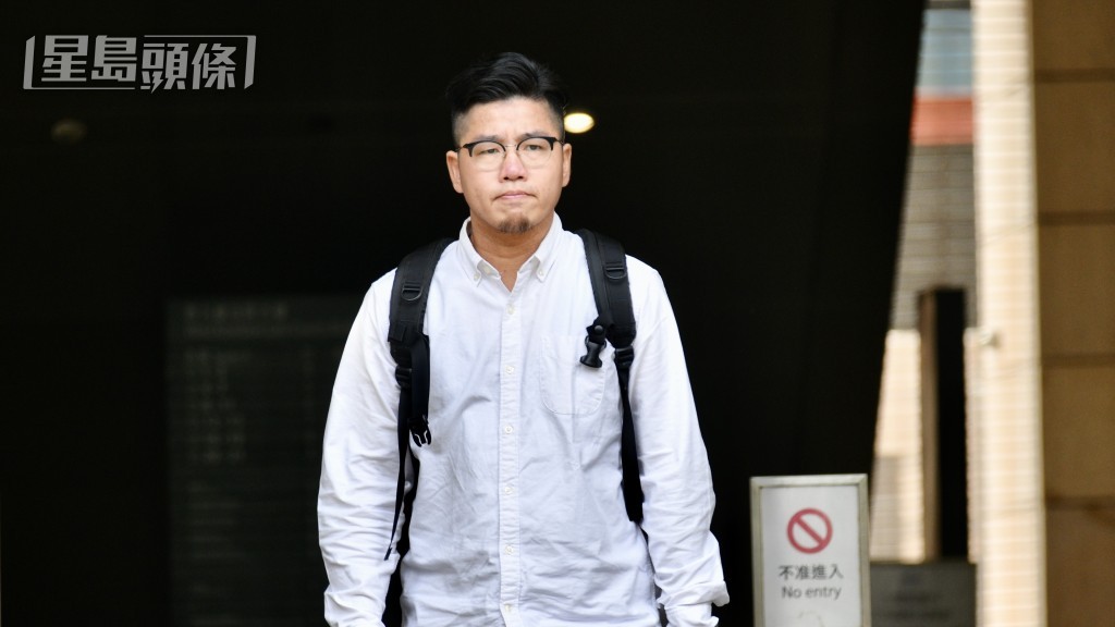 證人曾嘉傑指案發前升降台沒有異樣。盧江球攝 證人曾嘉傑指案發前升降台沒有異樣。盧江球攝