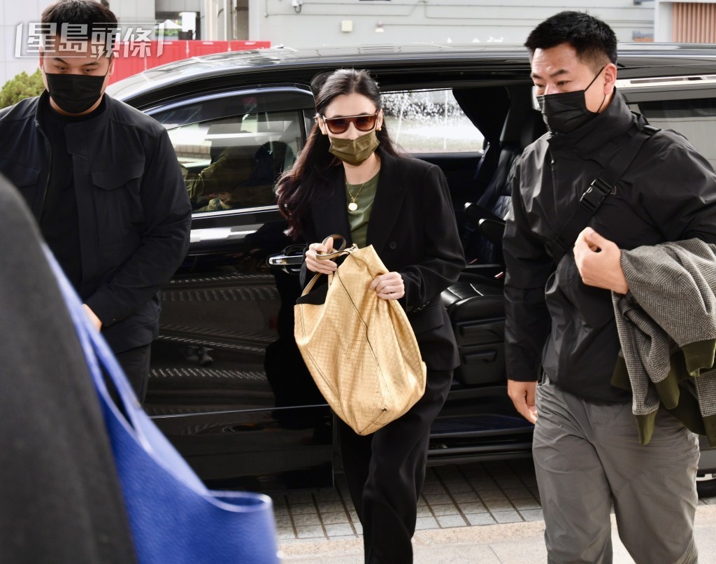 張柏芝到高院作供。盧江球攝