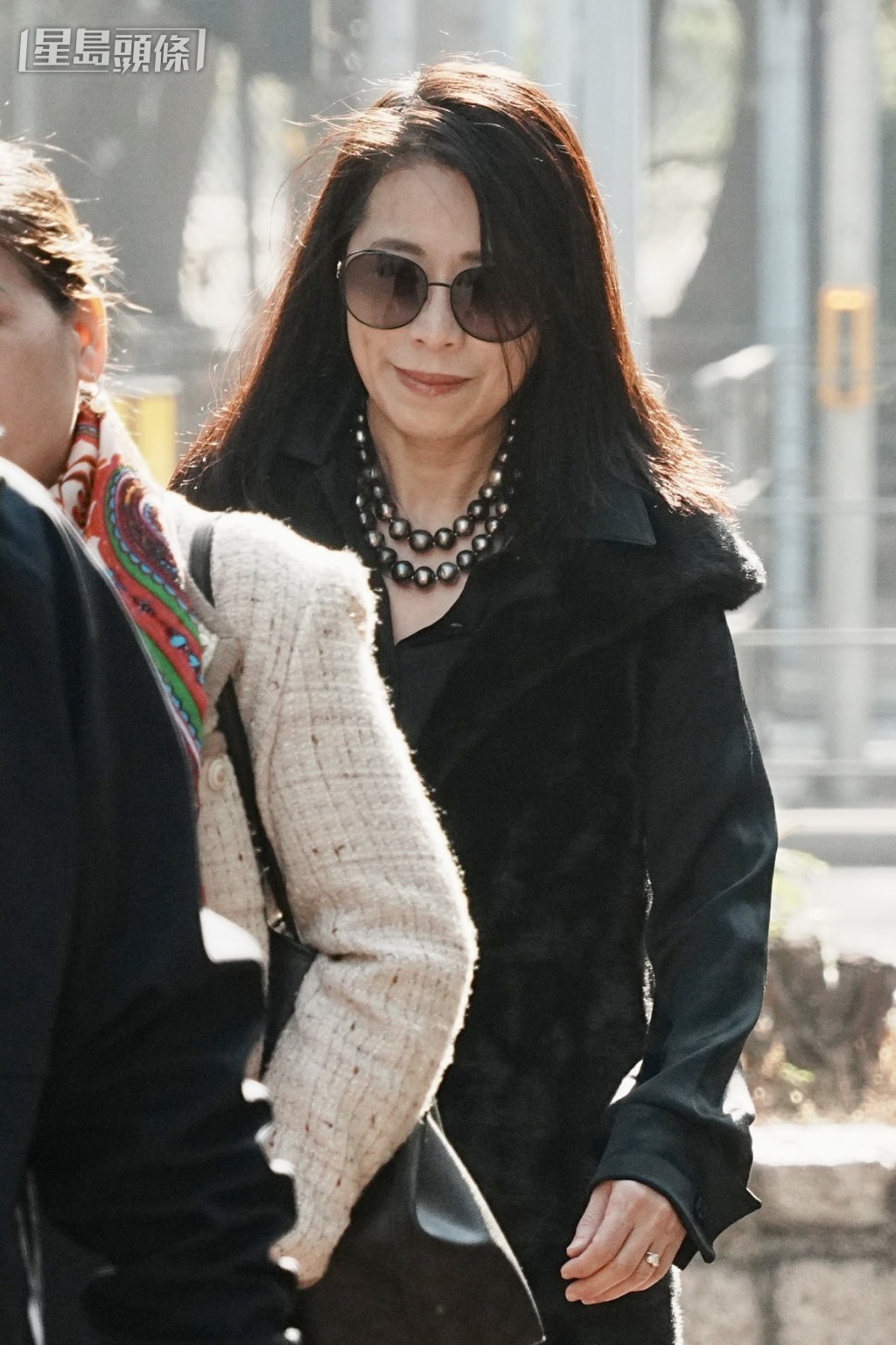 黎智英妻李韻琴。汪旭峰攝 黎智英妻李韻琴。汪旭峰攝
