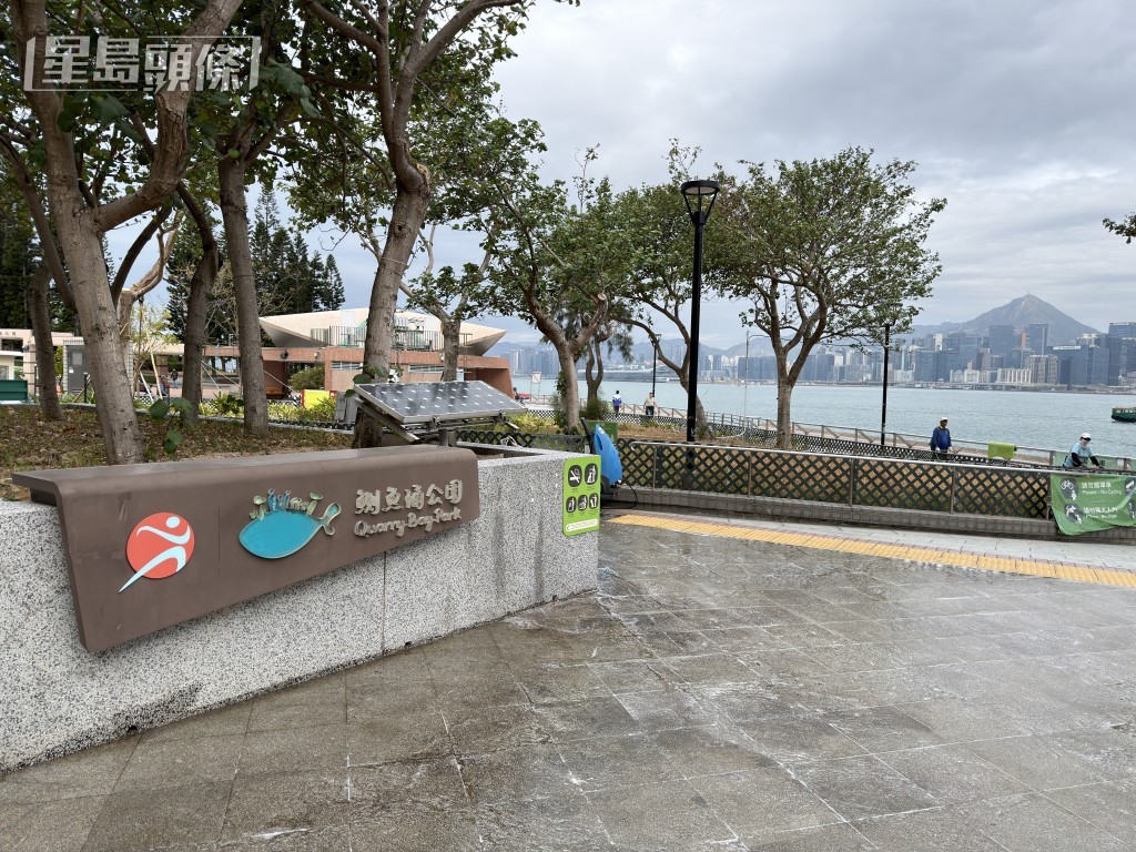 現場是鰂魚涌公園海邊。梁國峰攝