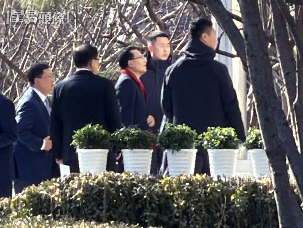 陳勇到訪港澳辦。郭詠欣攝 陳勇到訪港澳辦。郭詠欣攝