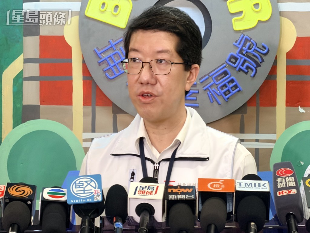 社會福利署署長杜永恒。 社會福利署署長杜永恒。
