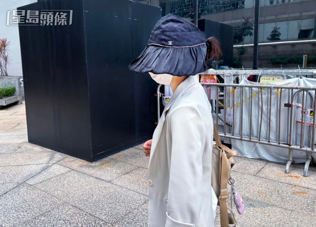 時任診所姑娘⽥宇出庭作供。陳子豪攝 時任診所姑娘⽥宇出庭作供。陳子豪攝
