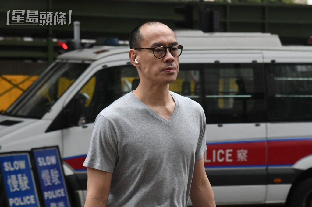 黎智英长子到庭旁听。何健勇摄