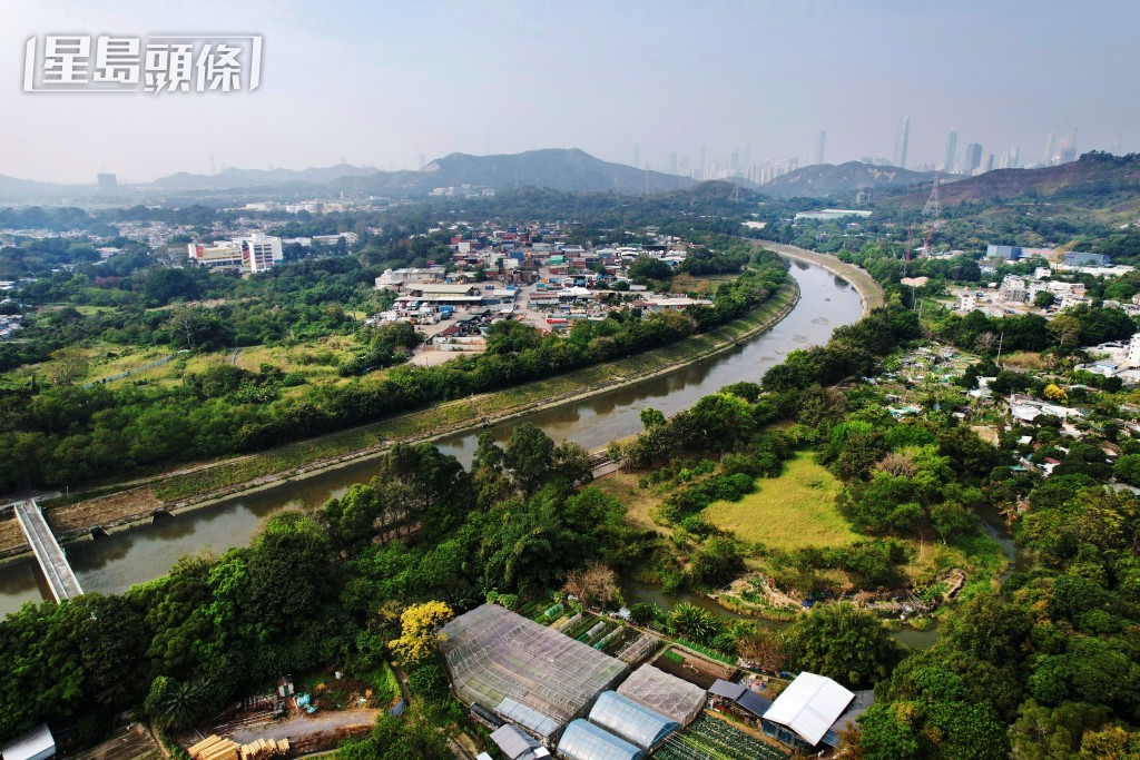 粉嶺北新發展區「片區」試點。資料圖片