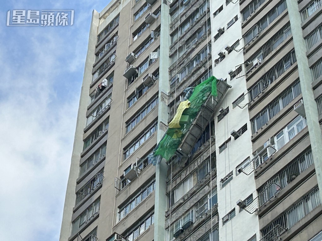 吊船倾侧。林思明摄 吊船倾侧。林思明摄