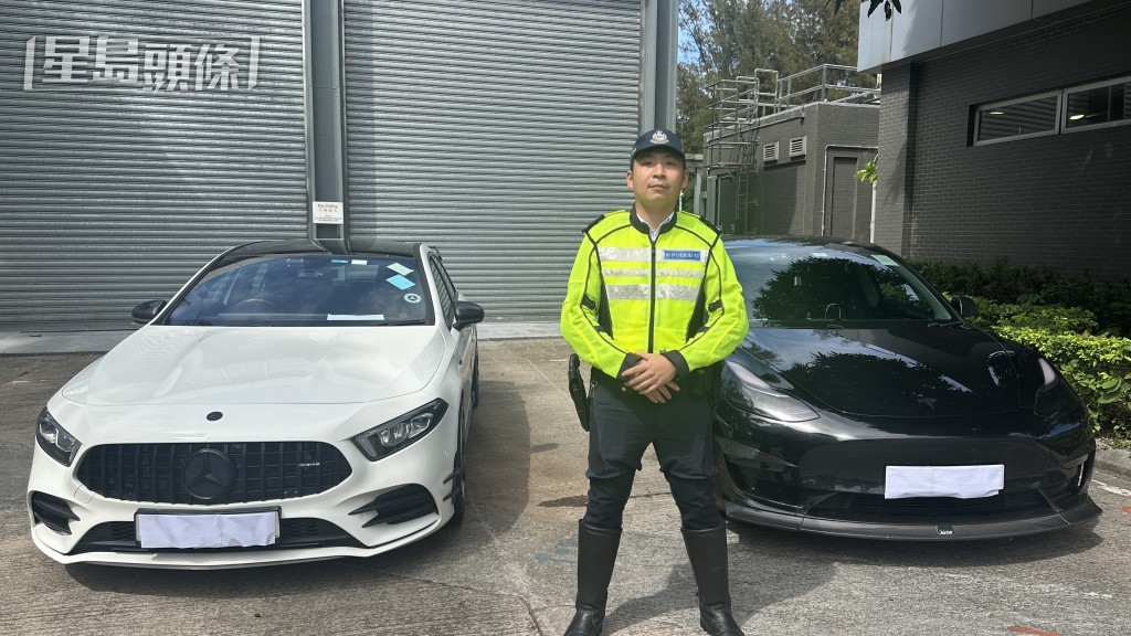 新界南總區交通部執行及管制組特遣隊主管高級督察廖偉倫。 新界南總區交通部執行及管制組特遣隊主管高級督察廖偉倫。