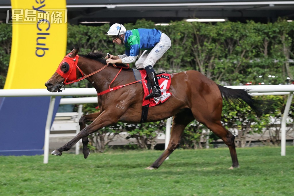 「合夥雄心」季內在跑馬地三勝三班賽。 「合夥雄心」季內在跑馬地三勝三班賽。