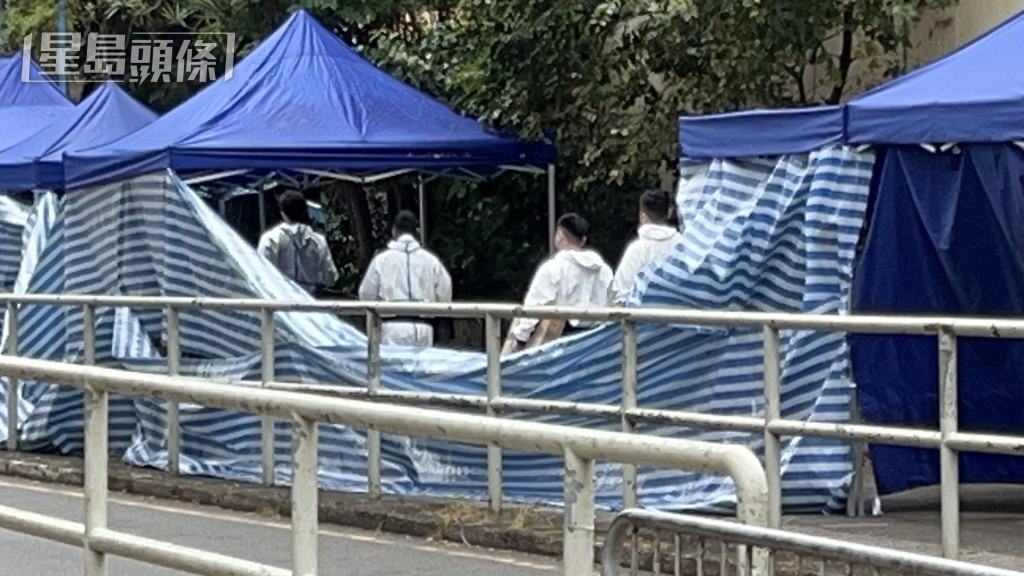 DVIU人員現身災場。 DVIU人員現身災場。