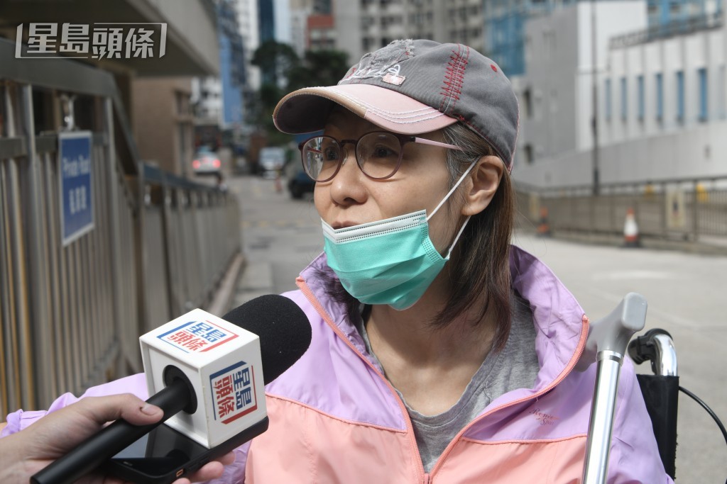 楊女士表示,理解當局為安全起見,作出停工決定。 楊女士表示,理解當局為安全起見,作出停工決定。