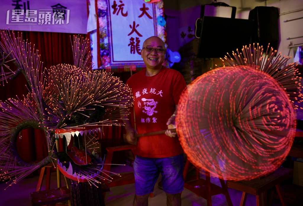 大坑舞火龍過去三年因新冠疫情而停辦。資料圖片 大坑舞火龍過去三年因新冠疫情而停辦。資料圖片