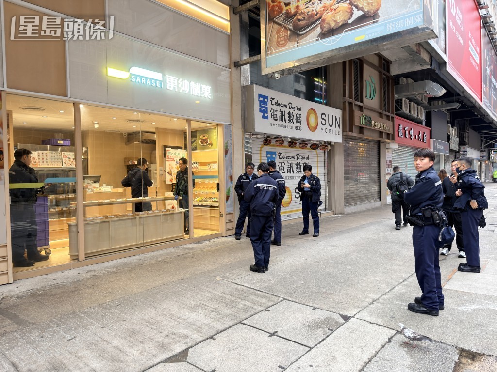 蛋糕店疑遭爆竊，驚動警方到場，但證實是一場誤會。
