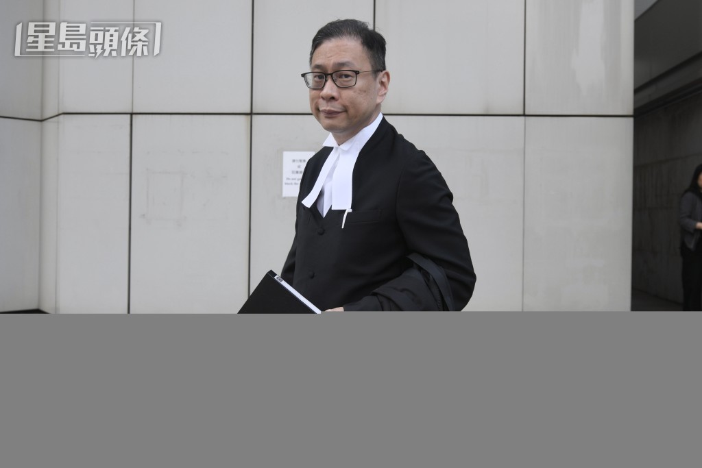 大律師公會主席杜淦堃讚袁官善良寬容。陳浩元攝