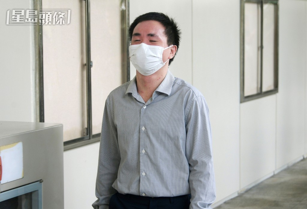 周皓文申請訟費。陳浩元攝 周皓文申請訟費。陳浩元攝