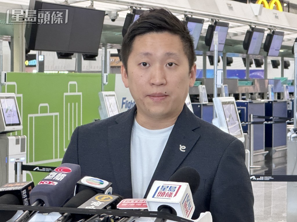 香港快運機場服務高級經理蔡啟進。 香港快運機場服務高級經理蔡啟進。