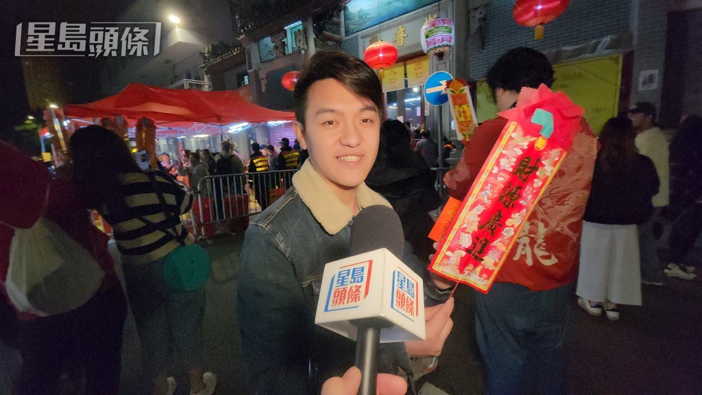 黃先生表示對結果感到滿意。黎志偉攝 黃先生表示對結果感到滿意。黎志偉攝