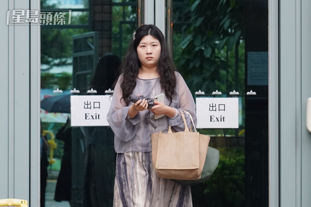 證人Emma Yip。葉偉豪攝 證人Emma Yip。葉偉豪攝