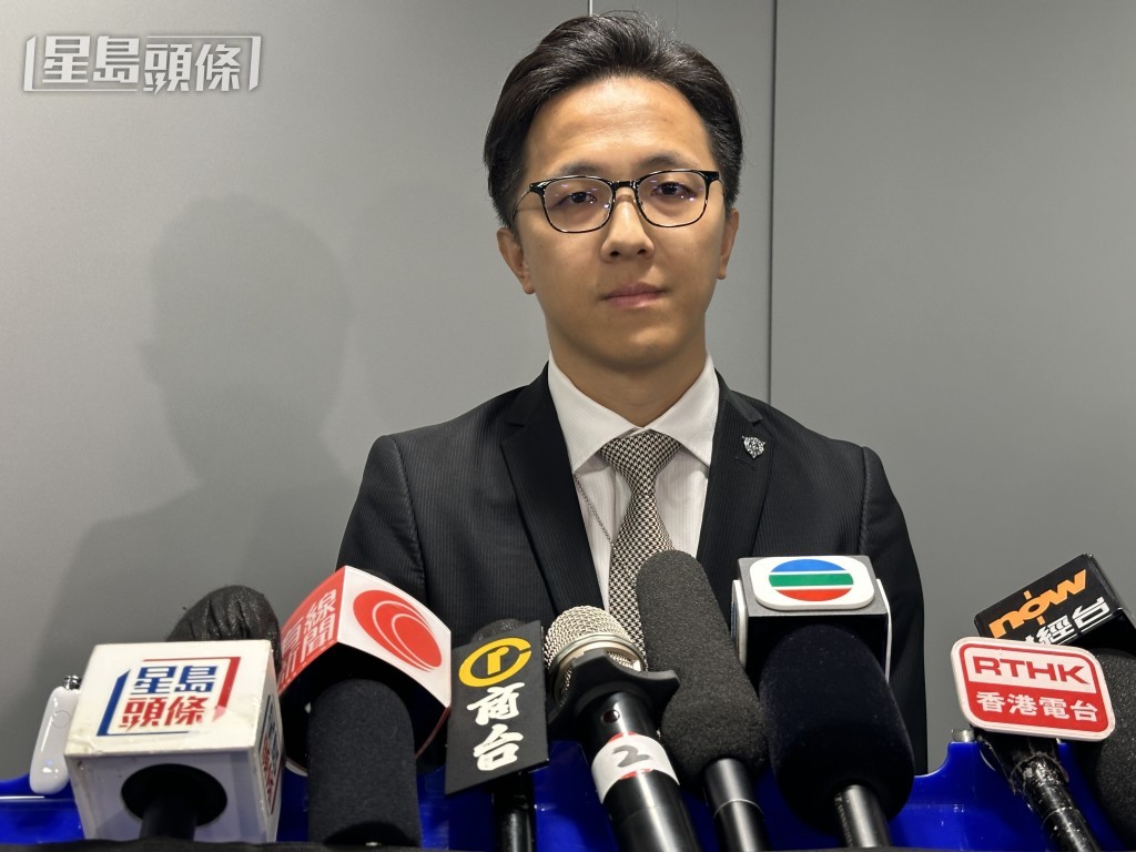 警方有組織罪案及三合會調查科總督察王子于。梁國峰攝 警方有組織罪案及三合會調查科總督察王子于。梁國峰攝