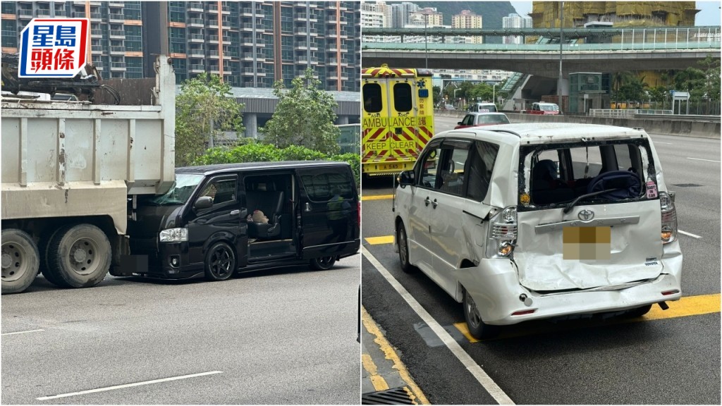 新蒲崗太子道東私家車切線 釀六車串燒10人傷包括3小童