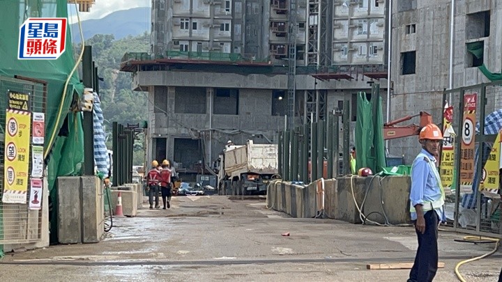 一名雜工在工作期間猝死。楊偉亨攝