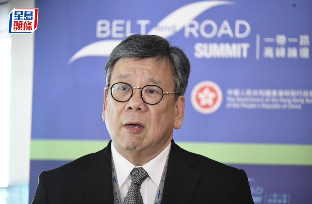 丘应桦强烈谴责美国众议会通过香港经贸办法案。何君健摄