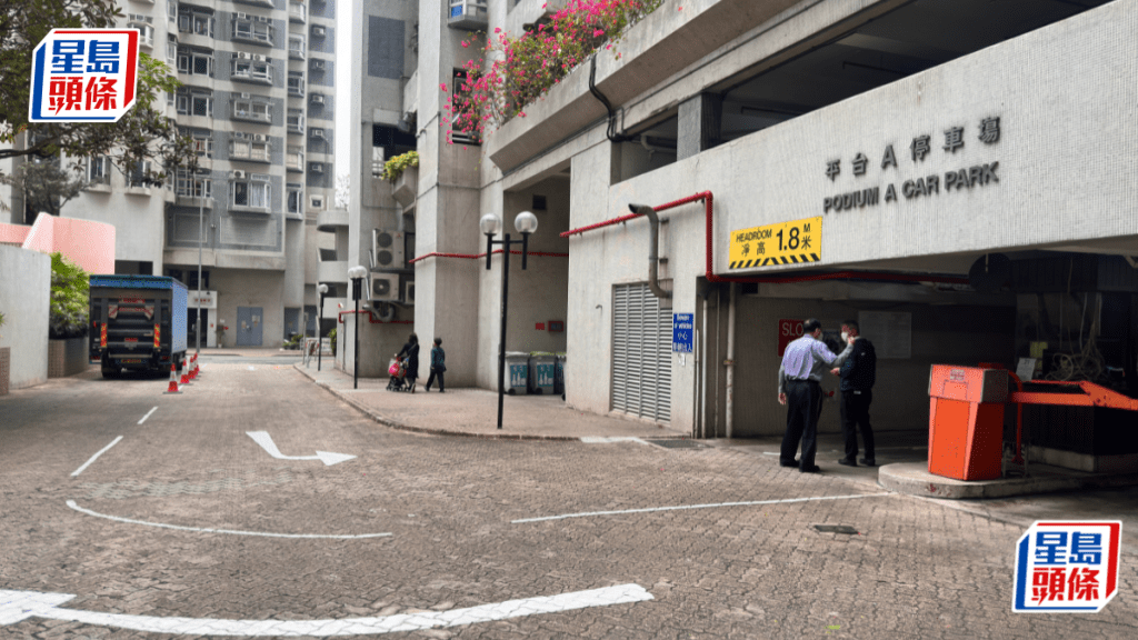 男子在海濱花停車場遇襲。梁國峰攝