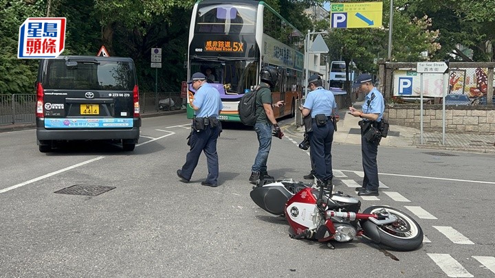 警方在場調查。楊偉亨攝