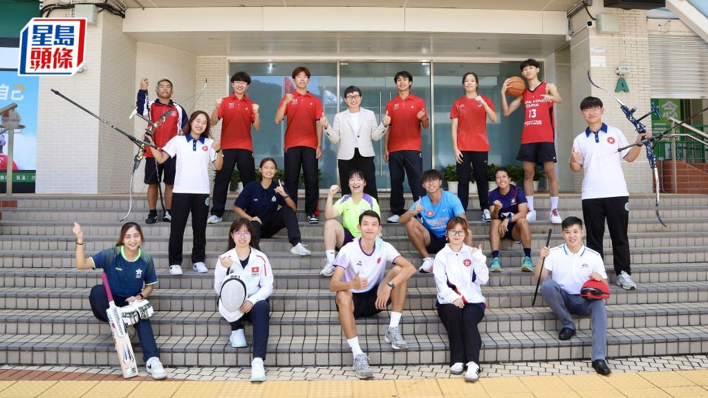 19名精英運動員獲教大錄取，入讀6個不同的本科課程。教大提供