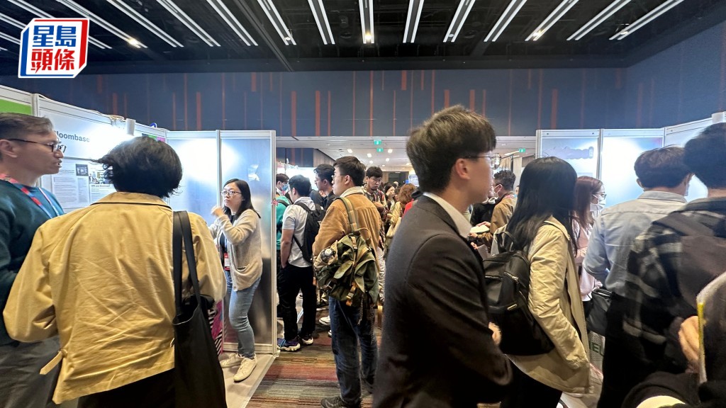 香港科技園公司今日(8日)舉辦「Talent Power UP 」為題的創科職業博覽。謝曉雅攝