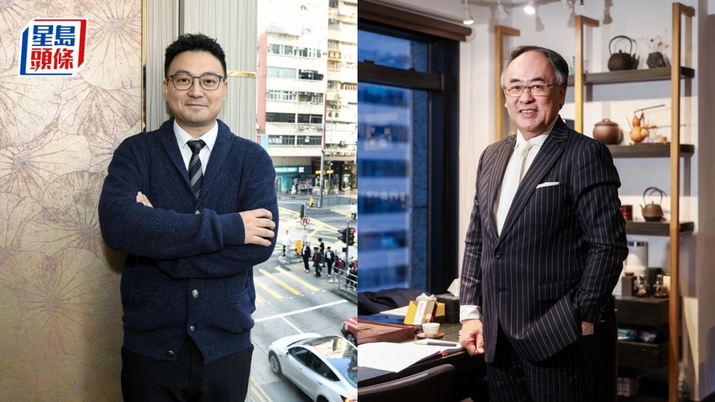 梁进（左）接棒参选饮食界：业界受过张宇人恩惠 江志恒（右）：30年经验比单向政治工作更实在