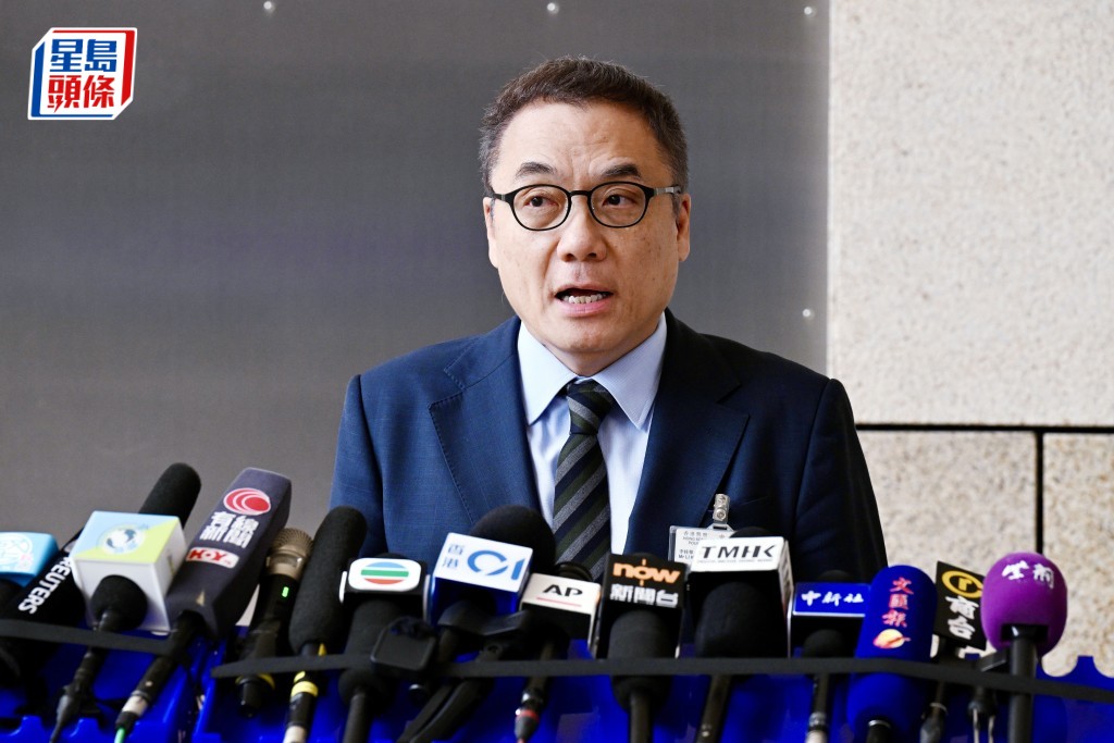 國安處總警司李桂華歡迎裁決。劉駿軒攝