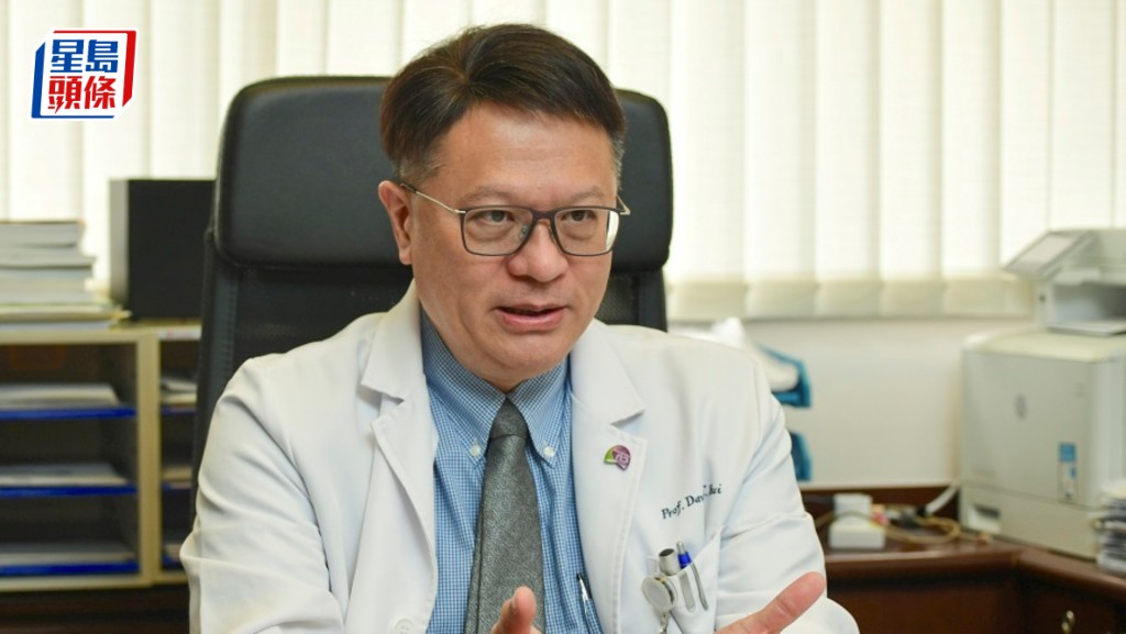 許樹昌呼籲家長應盡快帶子女接種流感疫苗。資料圖片